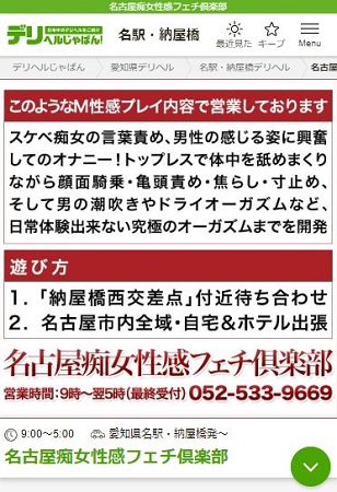 名古屋の風俗街納屋橋)